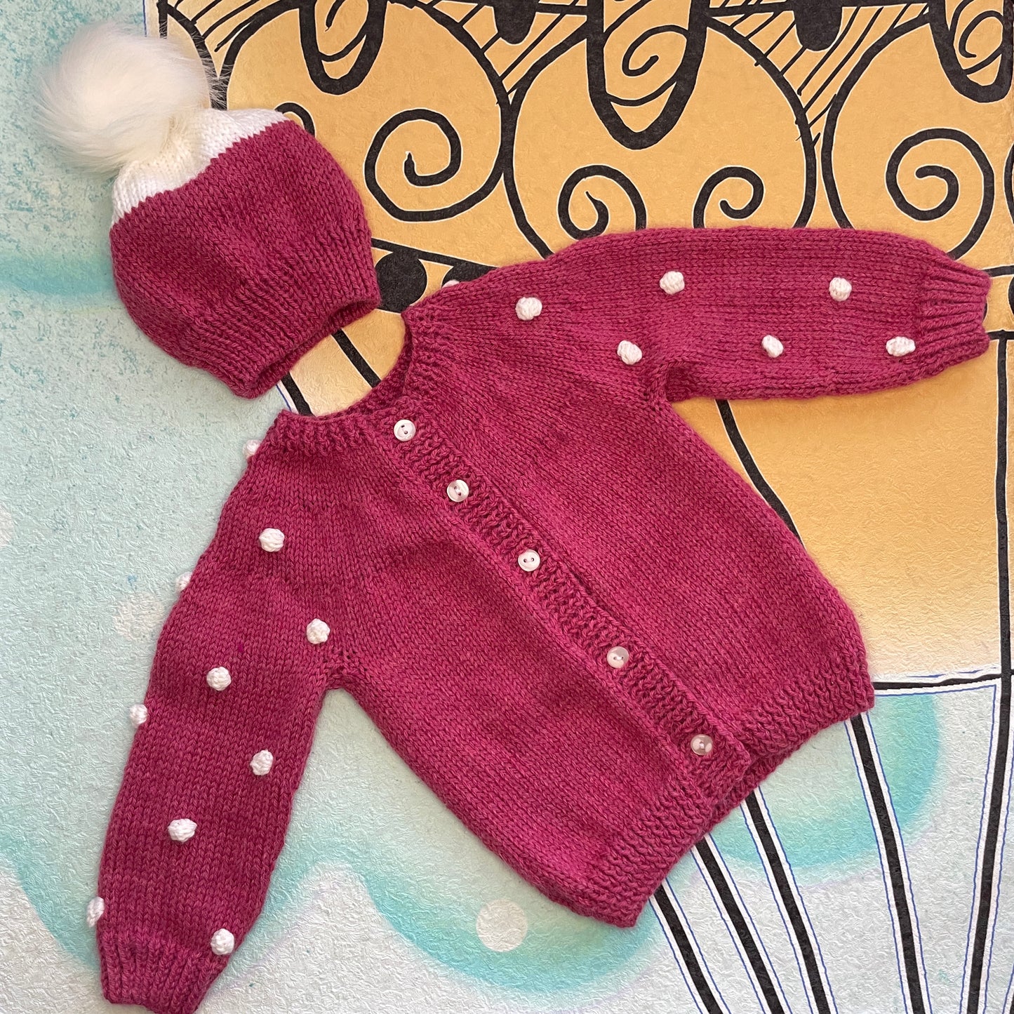 Strawberry cardigan