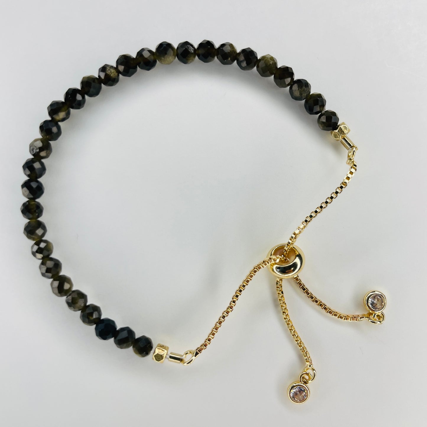 Natural Gemstone Bracelet - Solid